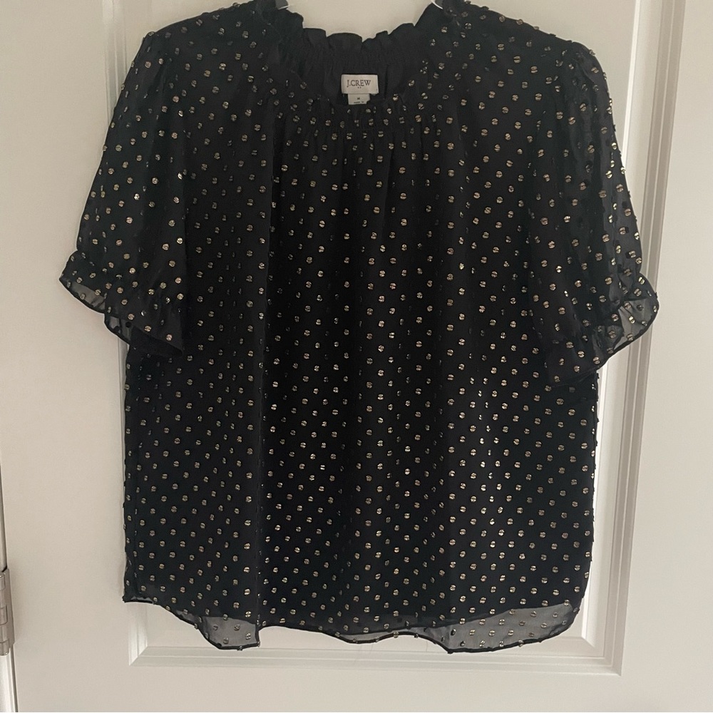 Jcrew Ruffleneck Top - Picture 12 of 14